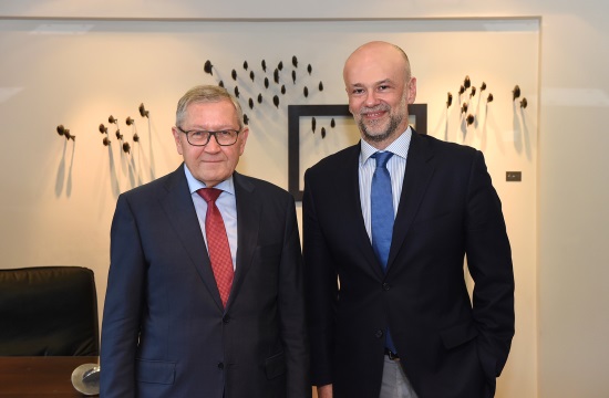 Ο πρόεδρος του ΣΕΤΕ κ.Γιάννης Ρέτσος με τον κ. Βάλντις Ντομπρόβσκις, αντιπρόεδρο της Ευρωπαϊκής Επιτροπής και επίτροπο